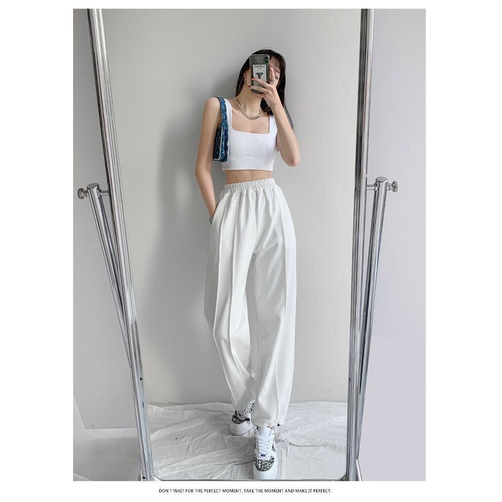 Áo 2 dây nữ cổ vuông bản to dáng croptop ôm trơn màu trắng đen 1st_clothes | BigBuy360 - bigbuy360.vn