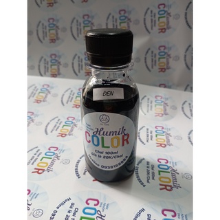 Nước nhuộm hoa humik color màu đen chai 100ml