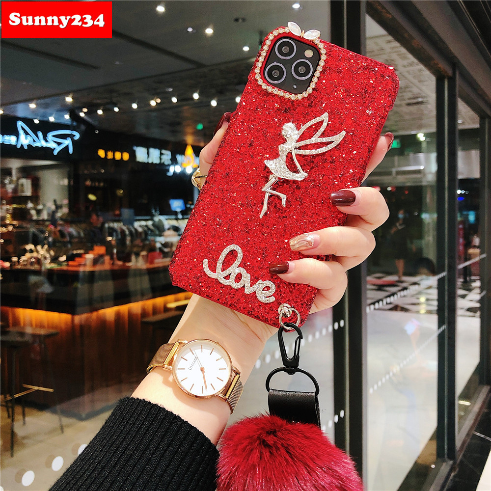 Ốp Lưng Lấp Lánh Cho Samsung S20 Fe Note 20 Ultra M31 A31 A11 M11 A01 A51 A71 S20 Plus A50 A30S A50S A20 A30 S10 Lite 2020 M20 M10 A6 A8 Plus