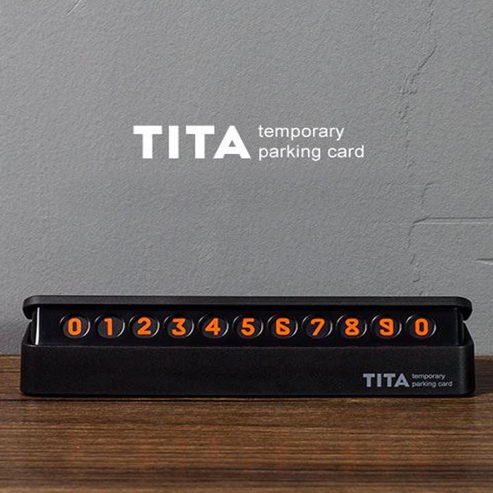 Bảng gắn số điện thoại trên taplo  ô tô cao cấp TITA