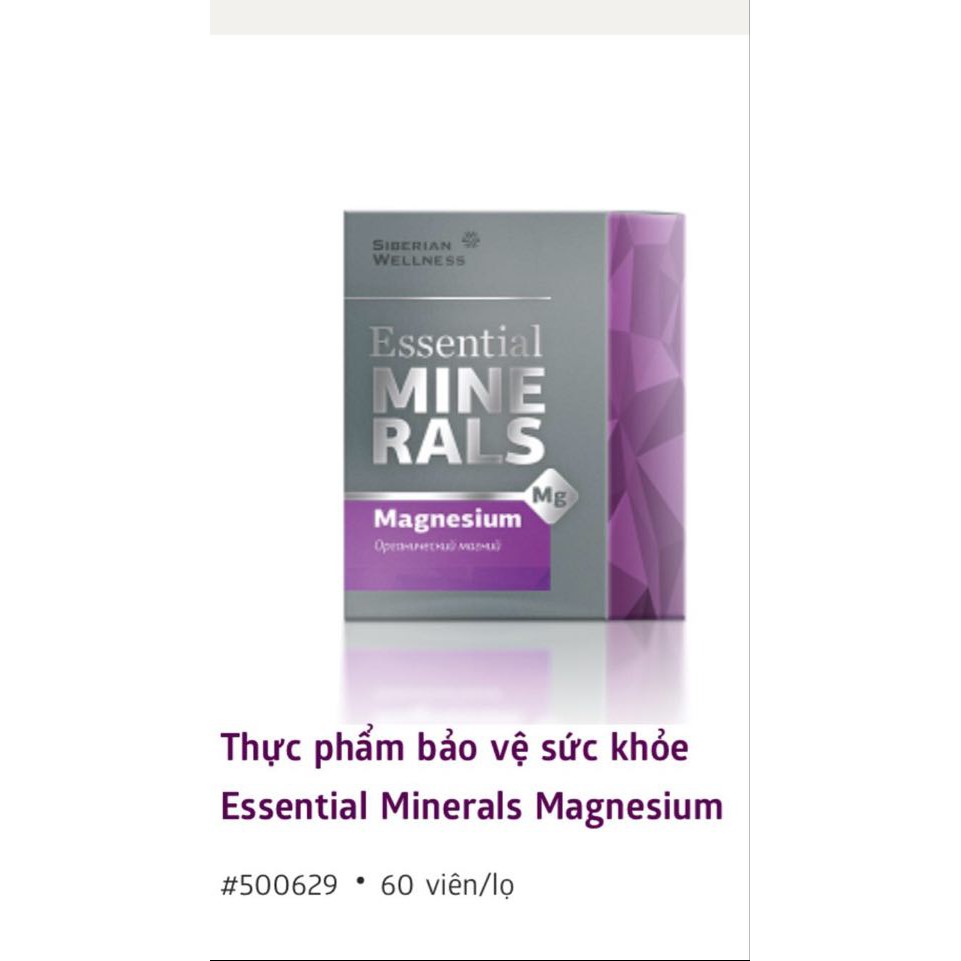 Thực Phẩm Giảm Căng Thẳng Thần Kinh,Giúp Ngủ Ngon Essential MINE RALS Liên Bang Nga