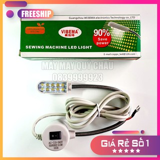Đèn led máy may VIBEMA 10 bóng (có tùy chọn phích cắm)
