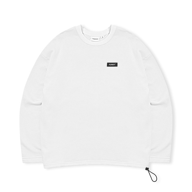 ÁO FUNKY LOGO SWEATER TRẮNG KEM