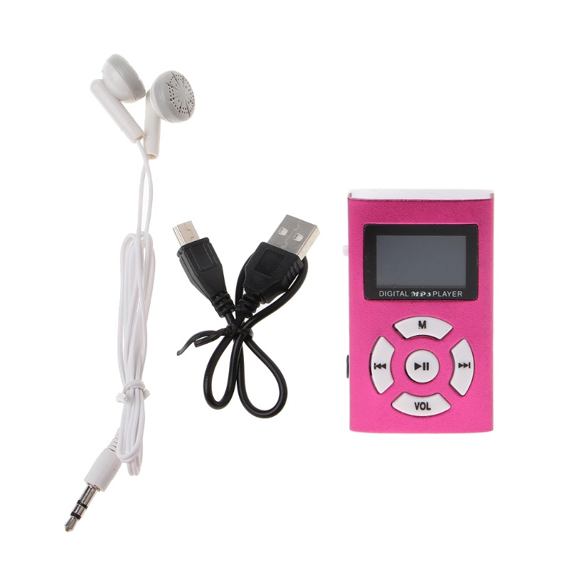 Máy Nghe Nhạc MP3 zzz MX-808 Mini Màn Hình LCD 32GB TF Chất Liệu Nhôm
