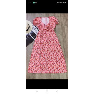 Đầm hoa shophee live 87k