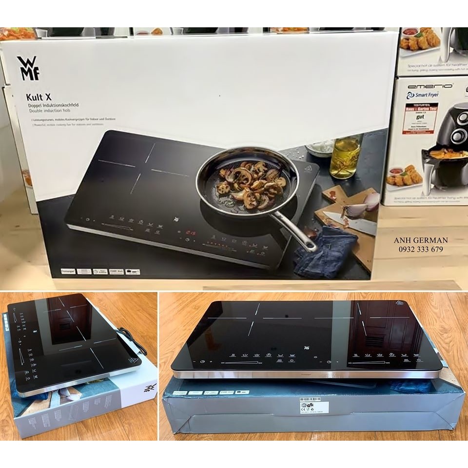Bếp từ đôi WMF KULT X MONO công suất 3500W, hàng nhập Đức chính hãng