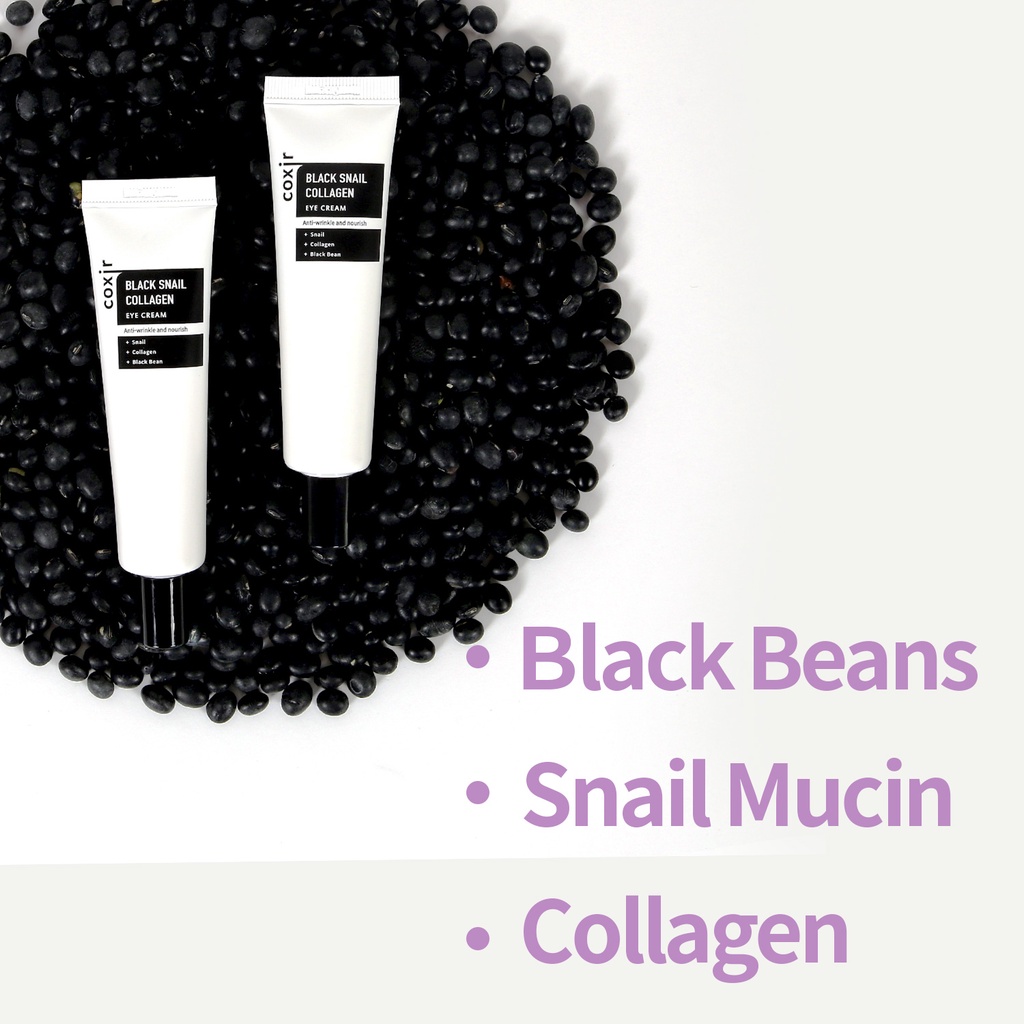 Kem Dưỡng Da Mắt Collagen Ốc Sên Đen 30ml