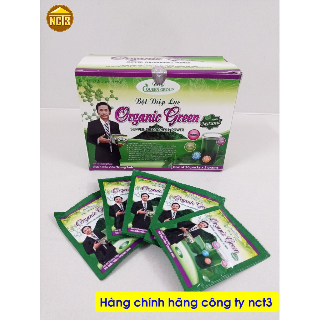 { Bán Gía Sỉ } Bột Diệp Lục Oganic Green ( Hàng Chính Hãng Công Ty NCT3 )