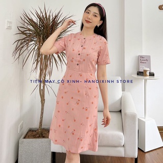 váy cổ tàu đũi mát hàng may đo