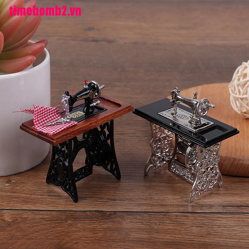 Mô Hình Máy May Mini Tỉ Lệ 1: 12 Trang Trí Nhà Búp Bê
