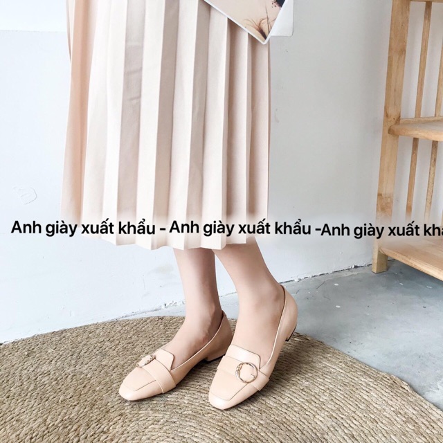 GB30/Giày moca da mềm khoá tròn mũi vuông ( ảnh thật, kèm video) | BigBuy360 - bigbuy360.vn