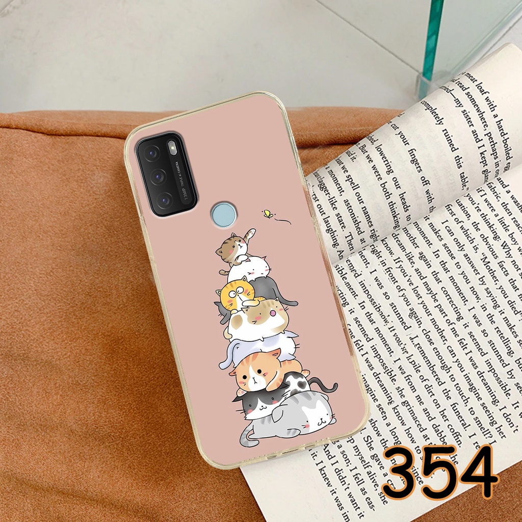 Ốp Lưng Vsmart Star 5 - Star 4 - Star 3 - Star in hình Cat&amp;Bear đáng yêu - Chất liệu Silicon siêu bền, bảo vệ máy