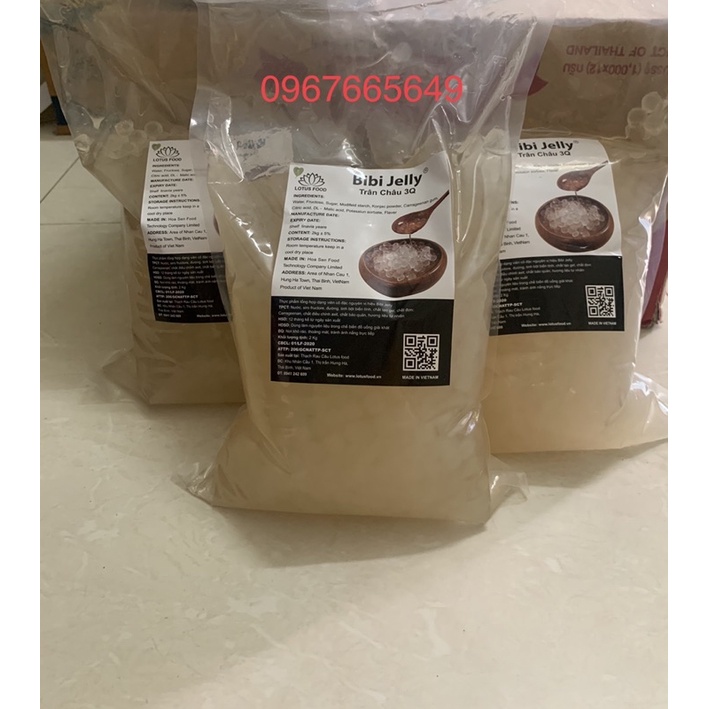 Trân châu trắng / trân châu đen 3Q BIBI Jelly - 3Q Sea Jelly
