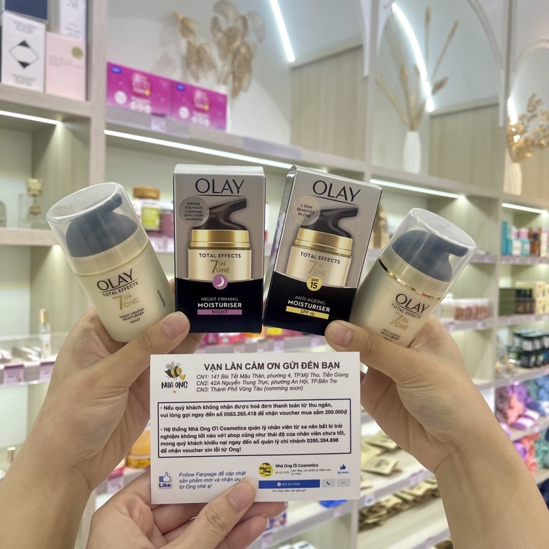 Kem Dưỡng Da Olay Total Effects 7 In 1 Vitamin C & B3 50Ml