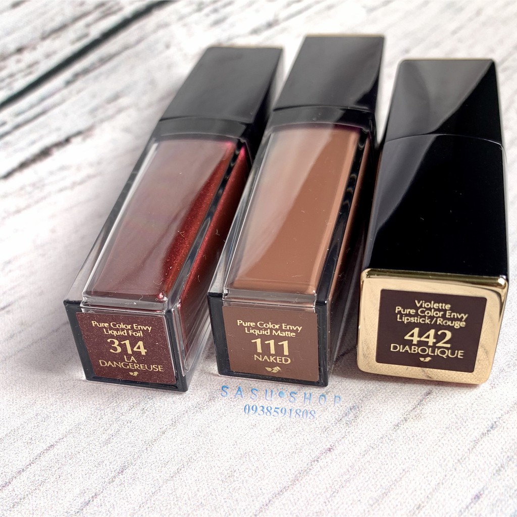 Son lì Estee Lauder by Violette (Phiên Bản Giới Hạn) Màu 111 - 314 - 442 Chính Hãng [Bill Mỹ]