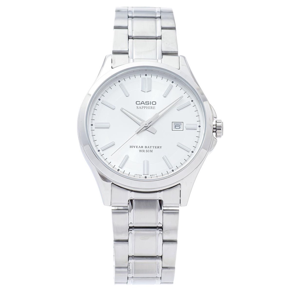 Đồng Hồ Quartz Nam Casio WATCHSTORE MTS-100D-7AVDF Thiết Kế Mặt Kính Khoáng 41mm, Dây Kim Loại Và Vỏ Thép Không Gỉ