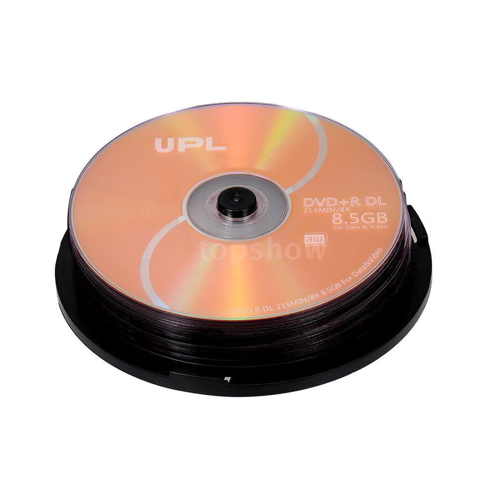 Bộ 10 Đĩa Dvd Trắng 215min 8x Dvd + R Dl 8.5gb