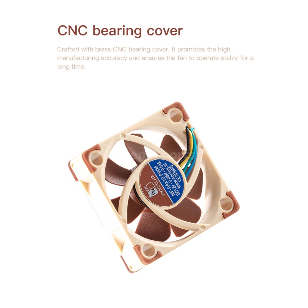 [E*S Stock]Creality Noctua NF-A4x10 PWM 40mm x 10mm Ultra Quiet Silent Fan 12V 3-Pin Premium Cooling Fan for CR-10 S4/CR-10 S/CR-10/CR-10 S5/CR-10 mini 3D Printer