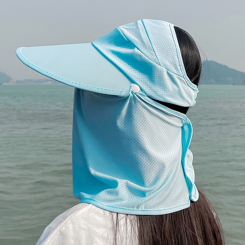 Nón Chống Nắng Ngoài Trời Che Phủ Mặt Và Cổ Phong Cách Mới Dành Cho Nữ Dùng Ngoài Trời Mùa Hè