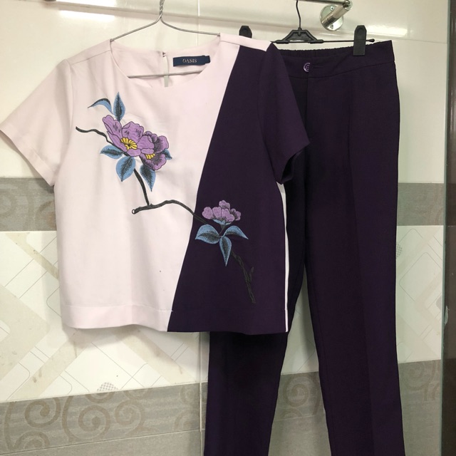 SET ĐỒ BỘ THÊU HOA
