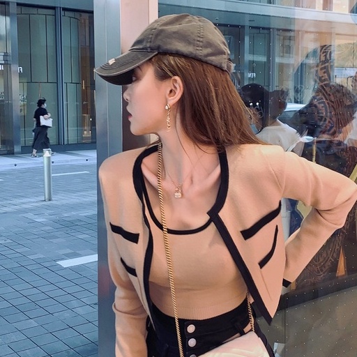 [MURIOKI] Áo Khoác Cardigan Dệt Kim Phong Cách Hàn Quốc Cho Nữ