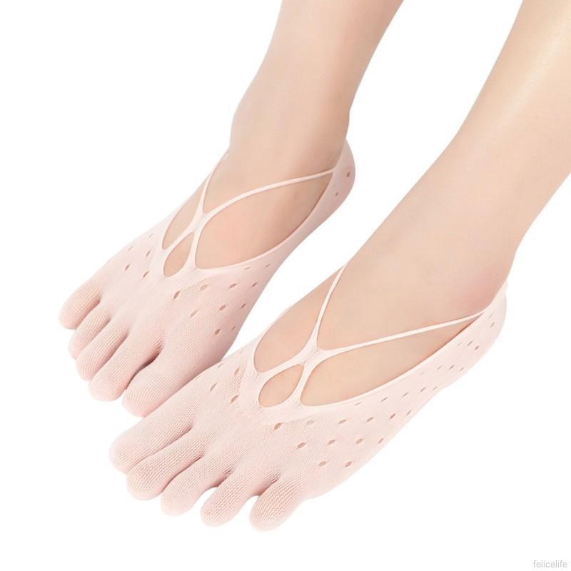 Vớ xỏ 5 ngón thiết kế phối lưới thoáng mát dành cho nữ