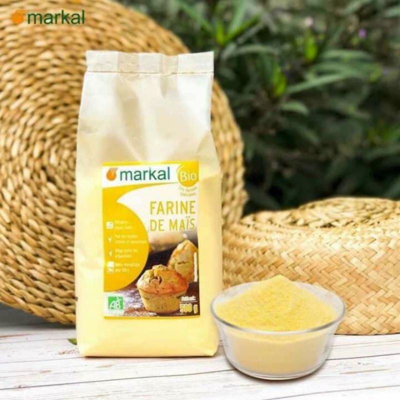 Bột bắp/ bột ngô hữu cơ Markal 500gr