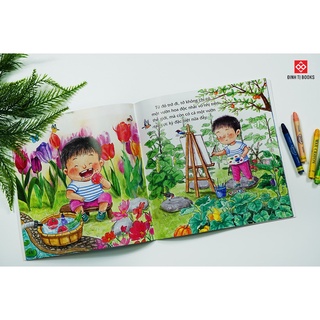 Sách - Bé yêu cả nhà (4 cuốn Con yêu Bố Mẹ Ông Bà) Đinh Tị