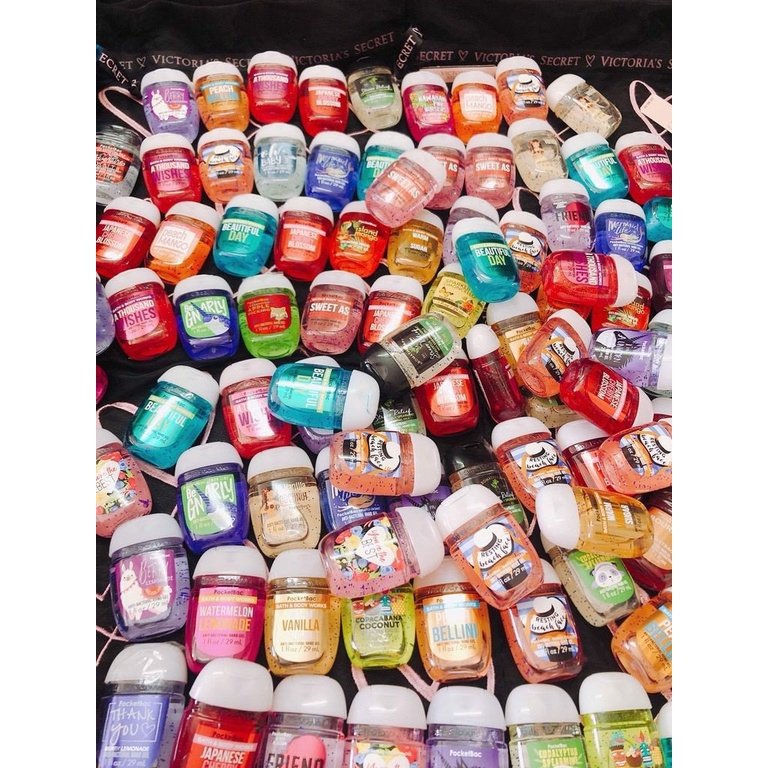 Gel rửa tay khô mini , Hand sanitizer gel , Bath and Body Works 29ml mùi ngẫu nhiên