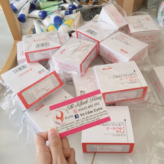 Ủ trắng nhau thai Nhật hộp 50 gói