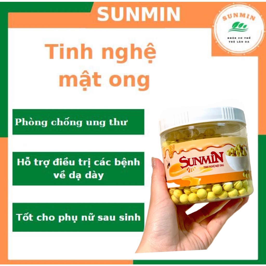 Tinh nghệ mật ong nguyên chất SUNMIN hộp 250g