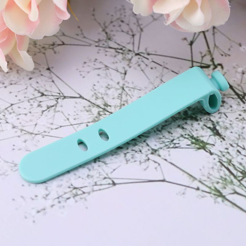 Bộ 4 Dây Quấn Tai Nghe / Dây Cáp Bằng Silicon Mềm Tiện Dụng