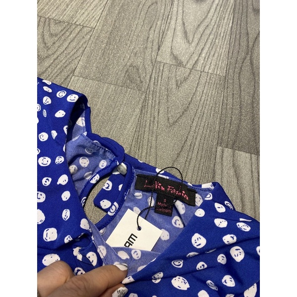 Đầm thun chấm bi cho bé gái size s 30/35kg
