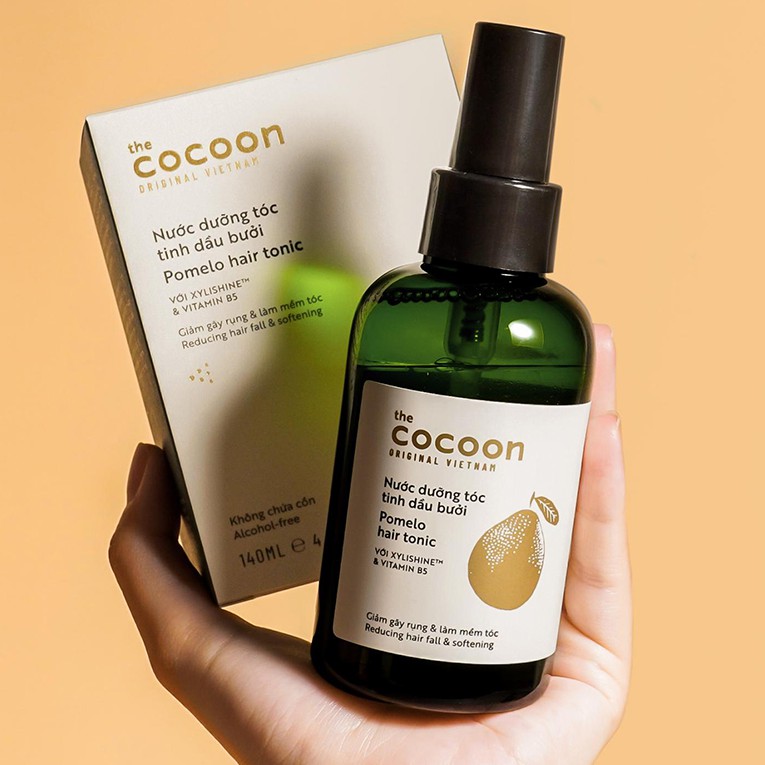 Nước Dưỡng Tóc Tinh Dầu Bưởi Cocoon 140ml Giảm Gãy Rụng, Khô Xơ Giúp Tóc Mềm Mượt Tóc