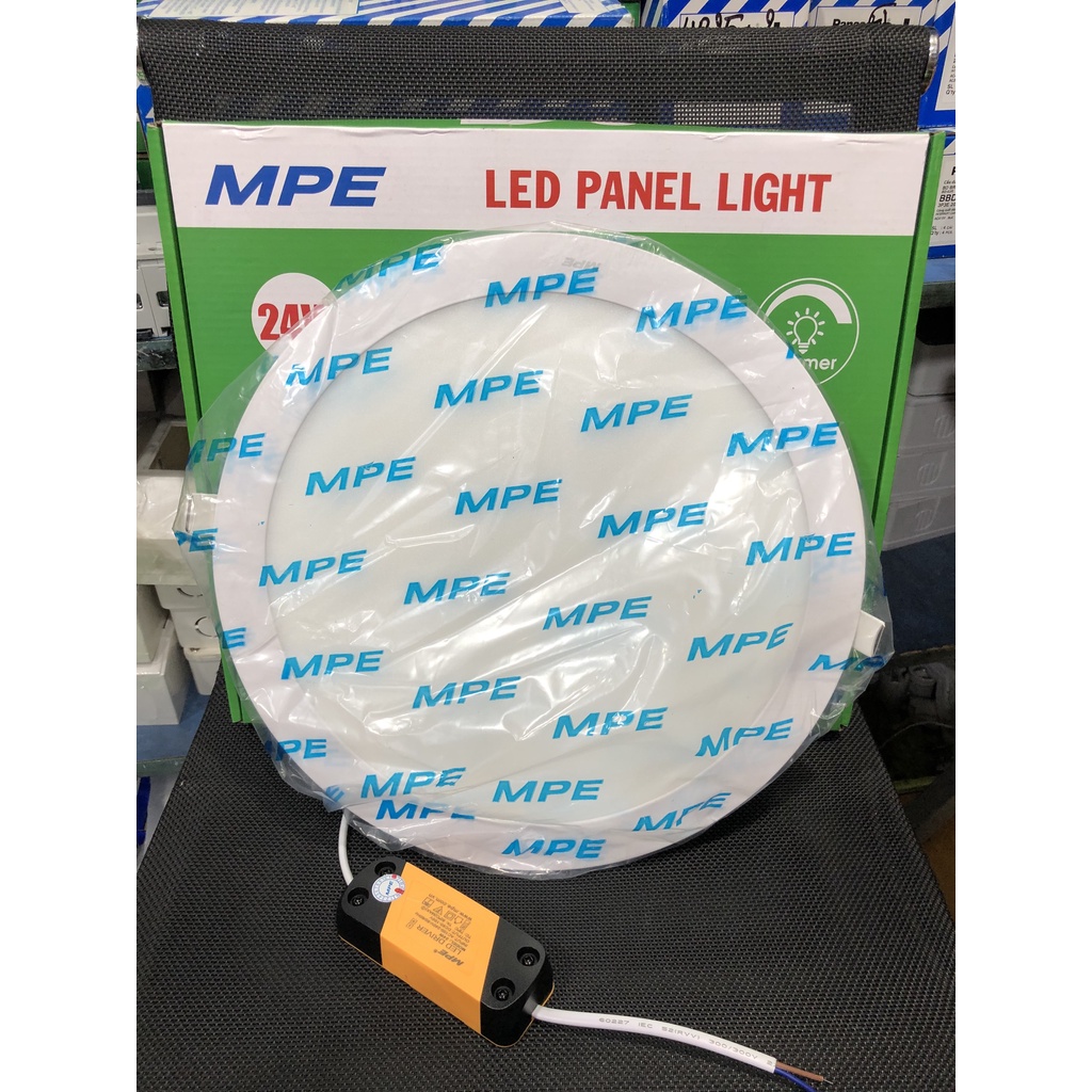 Đèn led âm trần MPE Tròn 6w 9w 12w 18w 24w Siêu Mỏng, Ánh Sáng Trắng 6500k, Vàng 3200k sang trọng-Chính Hãng