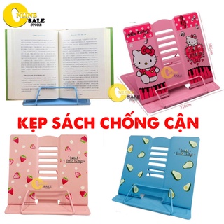 Giá kẹp,đỡ,đọc sách chống cận cho bé- để ipad, điện thoại học online tiện lợi - in hình đáng yêu -OnlineSale