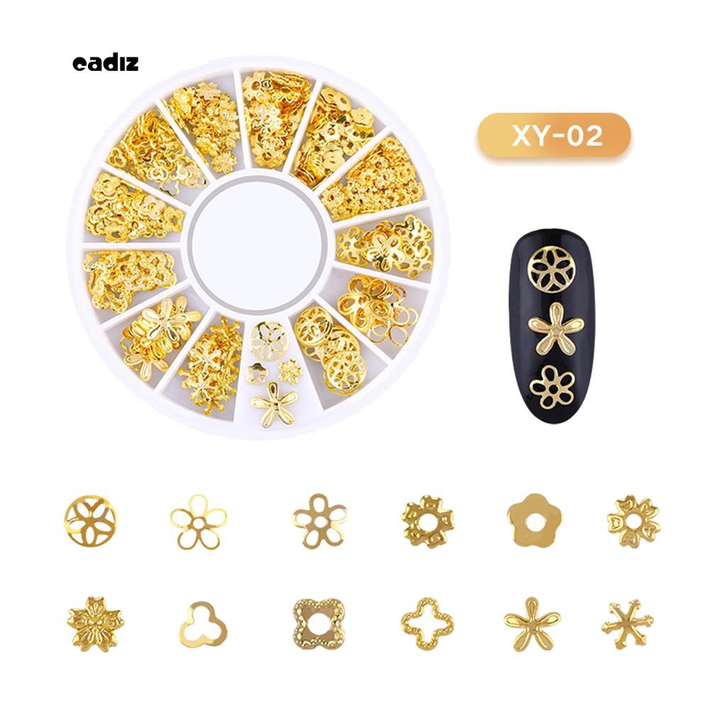 Hộp phụ kiện trang trí móng tay nghệ thuật 3D thời trang tiện lợi