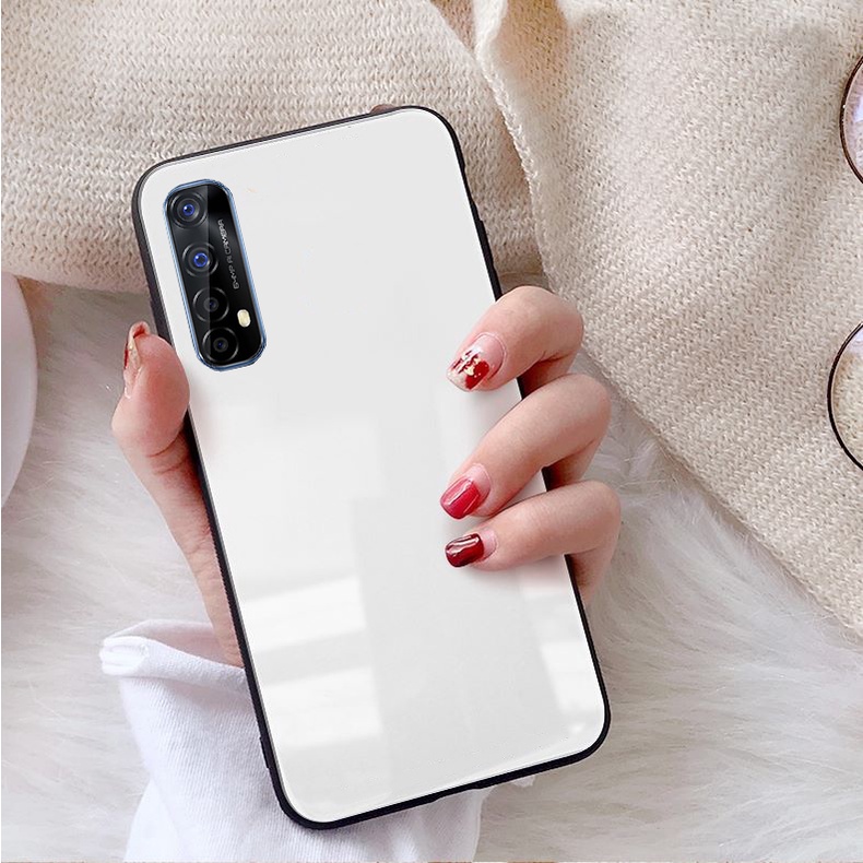 Ốp Lưng REALME C17, REALME 7,7i, 7 PRO Mặt kính gương sáng bóng cao cấp