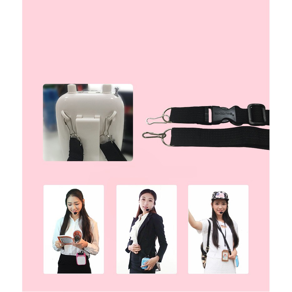 Máy trợ giảng SHIDU SD-S358 cao cấp có dây-không dây, Âm lượng lớn 10w, Bảo Hành 12 Tháng