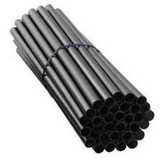 [GIÁ SỈ] Ống hút đen phi 8 / phi 12 không bọc màng gói 500g