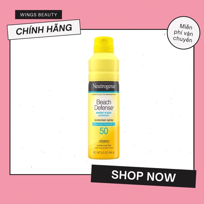 Xịt Chống Nắng Neutrogena Beach Defense Sunscreen Spray Broad Spectrum 184g | BigBuy360 - bigbuy360.vn