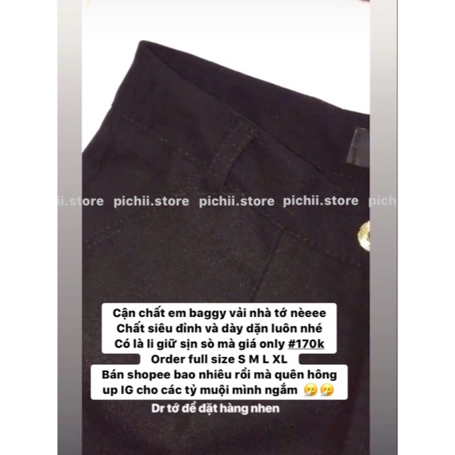 SẴN/ ORDER Quần baggy trơn basic | BigBuy360 - bigbuy360.vn