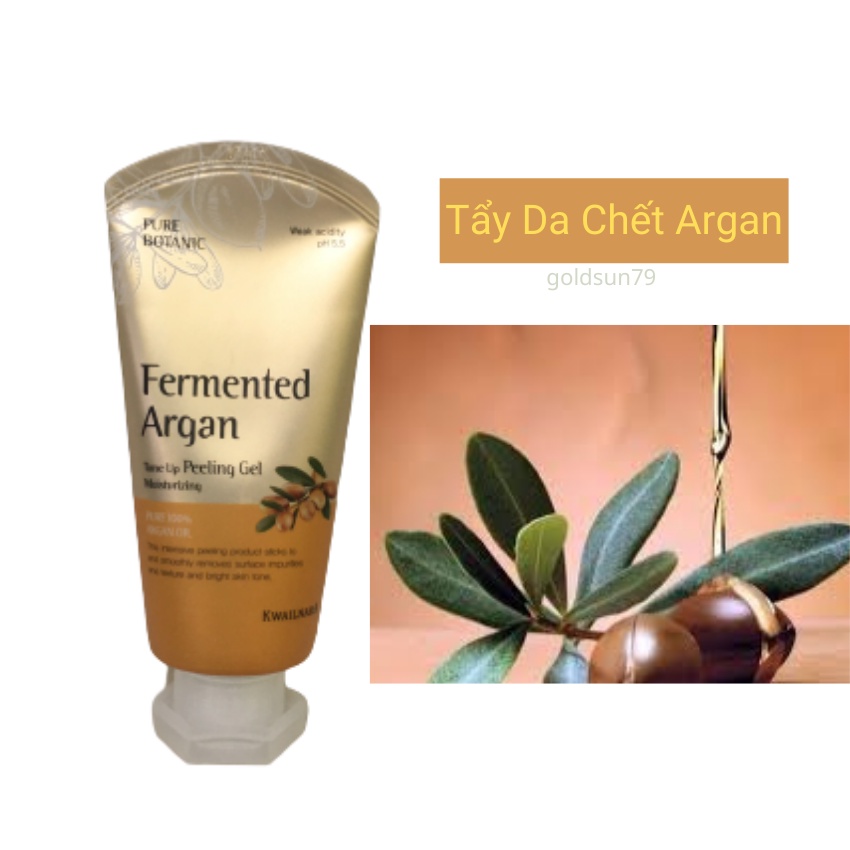 Tẩy tế bào da chết Kwailnara ( 120g ) từ tinh dầu quả Argan làm sạch sâu giúp da sáng mịn