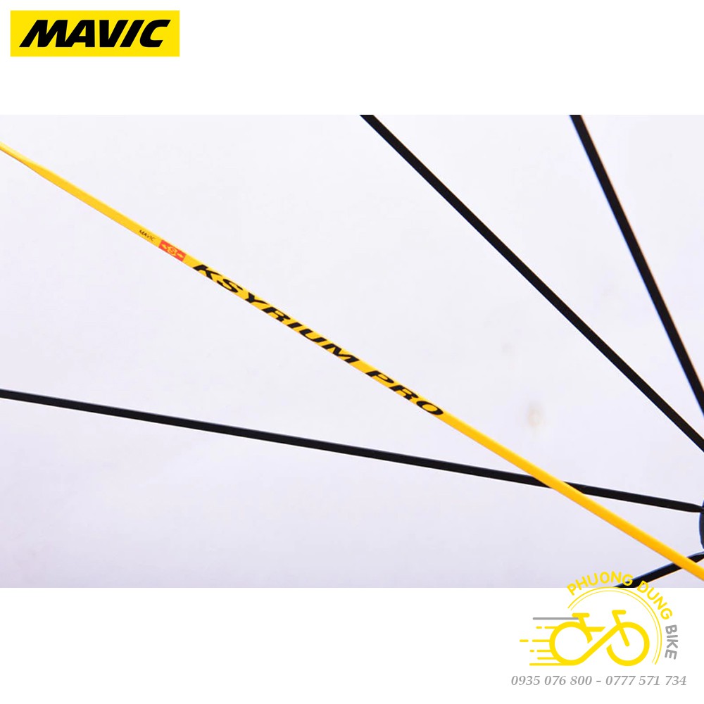 Bộ vành nhôm xe đạp road MAVIC COSMIC PRO 700Cx40mm (HUB CARBON) - CỐI NỔ TO