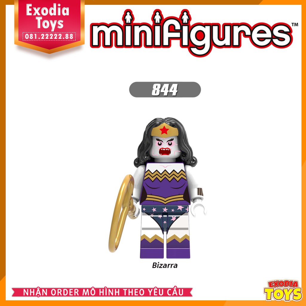 Xếp hình Minifigure Justice League Liên minh công lý và các siêu phản diện - Đồ Chơi Lắp Ghép Sáng Tạo - XINH X0189