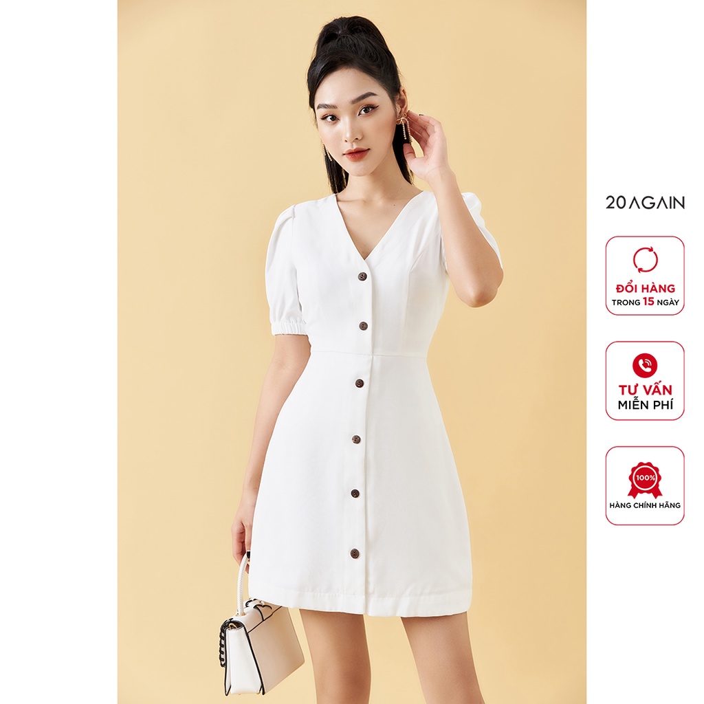 Đầm ôm ngắn tay gấu tay chun DOA0076 - 20Again