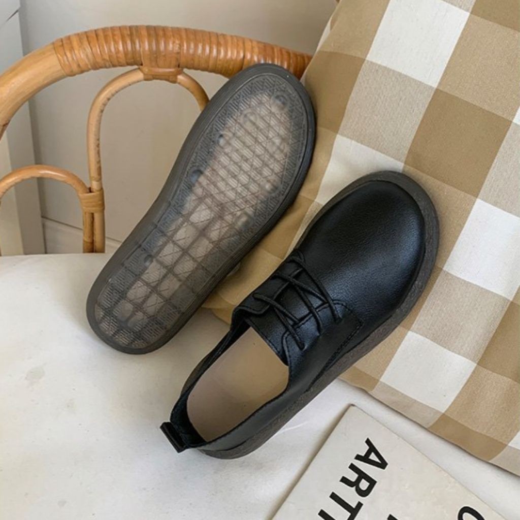 Giày Nữ Slip On Da - Giày Lười Da Nữ Dáng Bè Siêu Xinh -  MPS248 [HÀNG ORDER]