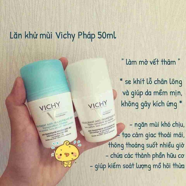 Lăn khử mùi Vichy của Pháp