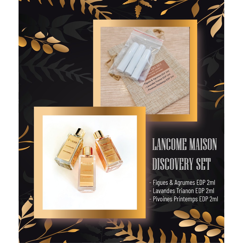 COMBO Mẫu thử nước hoa Discovery SET Lancome Maison (2mlx3) | Thế Giới Skin Care