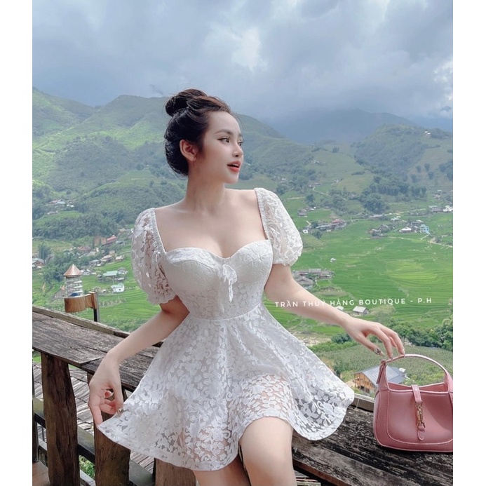 Đầm cúp ngực ren thiết kế bigsize 60-95kg